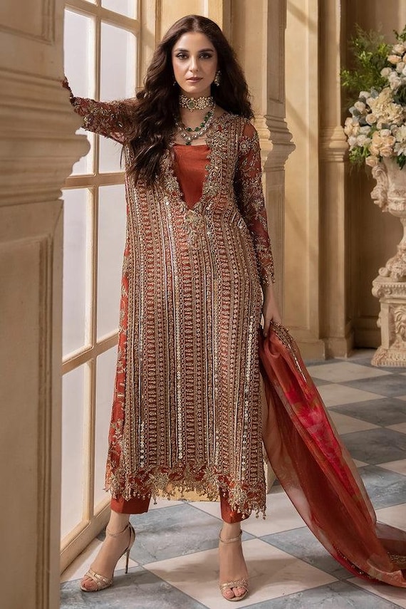 organza dress suit Meesa
