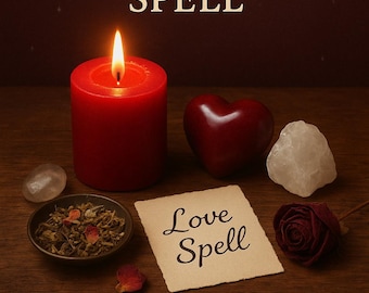 Custom Love Attraction Spell – Personalized Energy Ritual for Romance, Connection & Self-Love