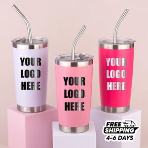 Corporate Gift, Custom Logo Tumbler, Insulated Tumblers, Closing Gift, Promotional Items, Custom Tumbler, Laser Engraved, Travel Mug, Cup