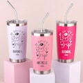 Vacation Cups, Engraved Beach Tumblers, Personalized Cups with Name, Skinny Tumbler with Name, Engraved Cup, Cruise Cups