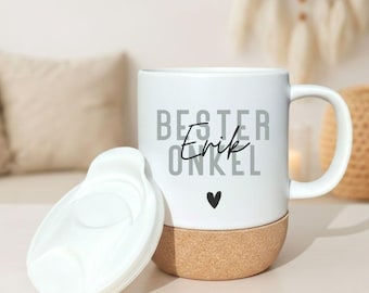 Tasse Bester Onkel Geschenk personalisiert mit Name, Geschenk für Onkel zum Geburtstag, Weihnachten, Dankeschön, Onkel Tasse personalisiert