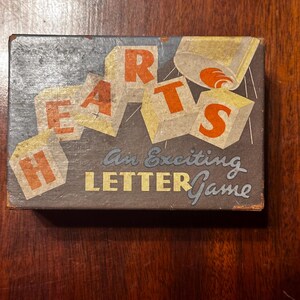 Corazones: un emocionante juego de letras de Parker Brothers