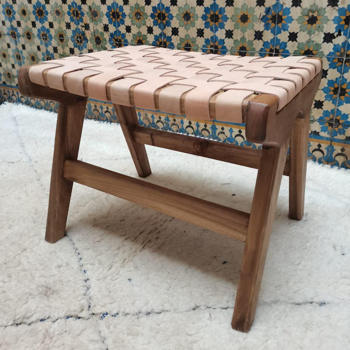 本革スツール～Woven leather stool～ 本革スツール～Woven leather stool～ 【公式通販】