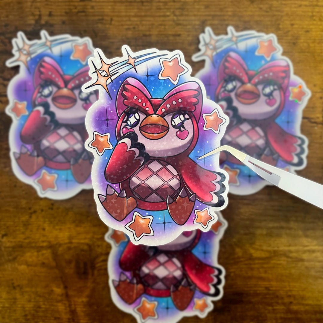 Holographic Celeste | Vinyl Sticker - Etsy
