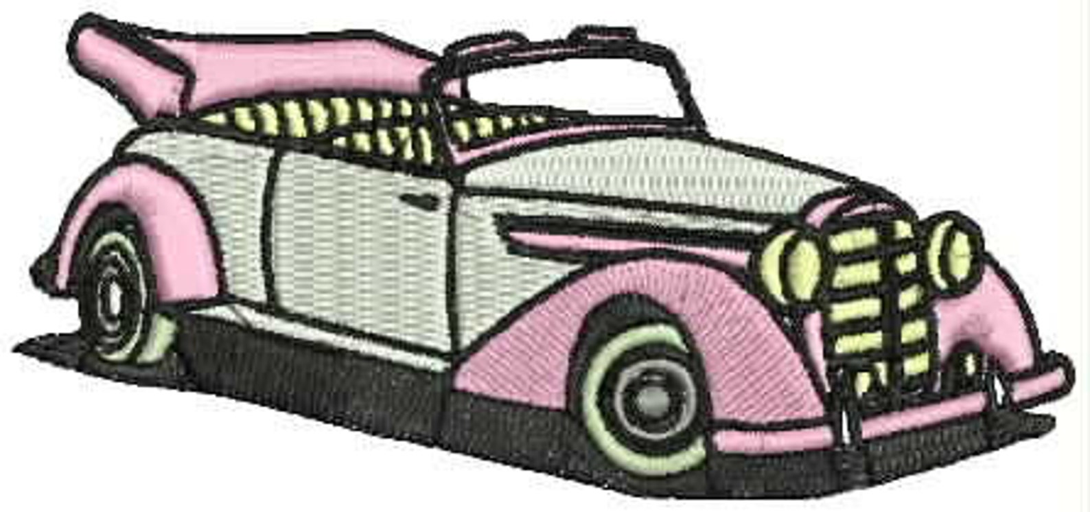 Antique Car Embroidery Designs Machine Embroidery 11 Designs Etsy