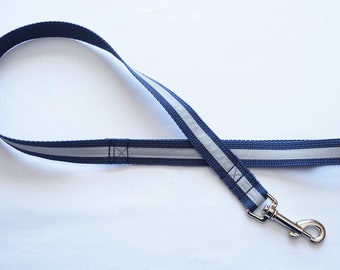 Custom made Reflective Dog Leash, You choose the color and length up to  6', High Visibility Dog leash for Night Walking