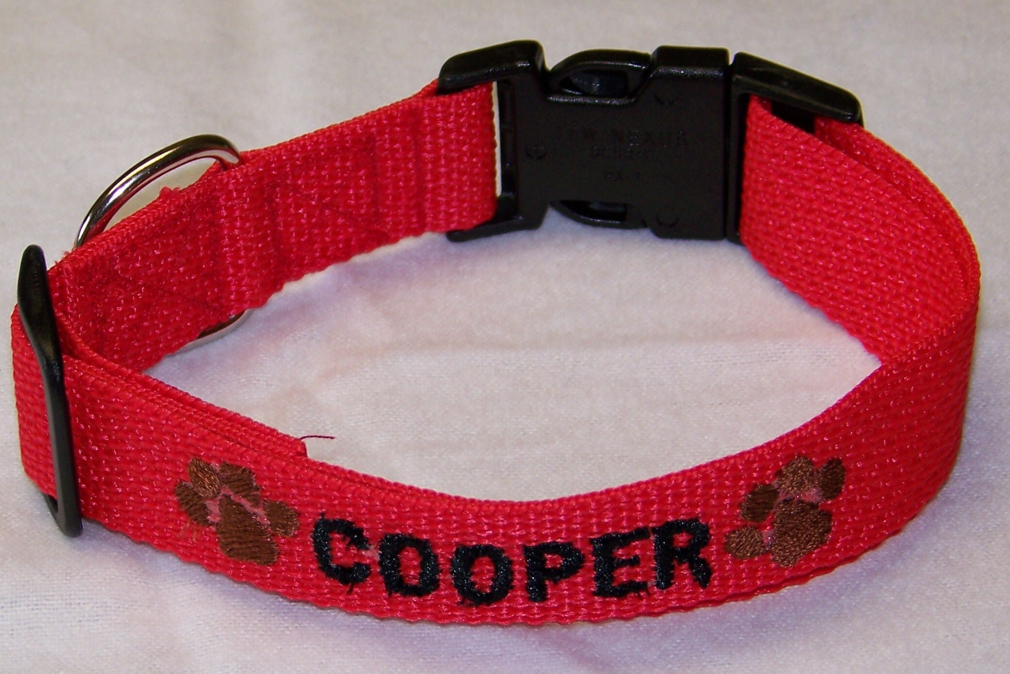 XXLarge Collar de Perro Personalizado con Nombre y Número de Etsy