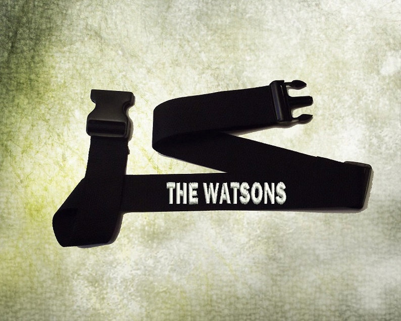 suitcase identity straps