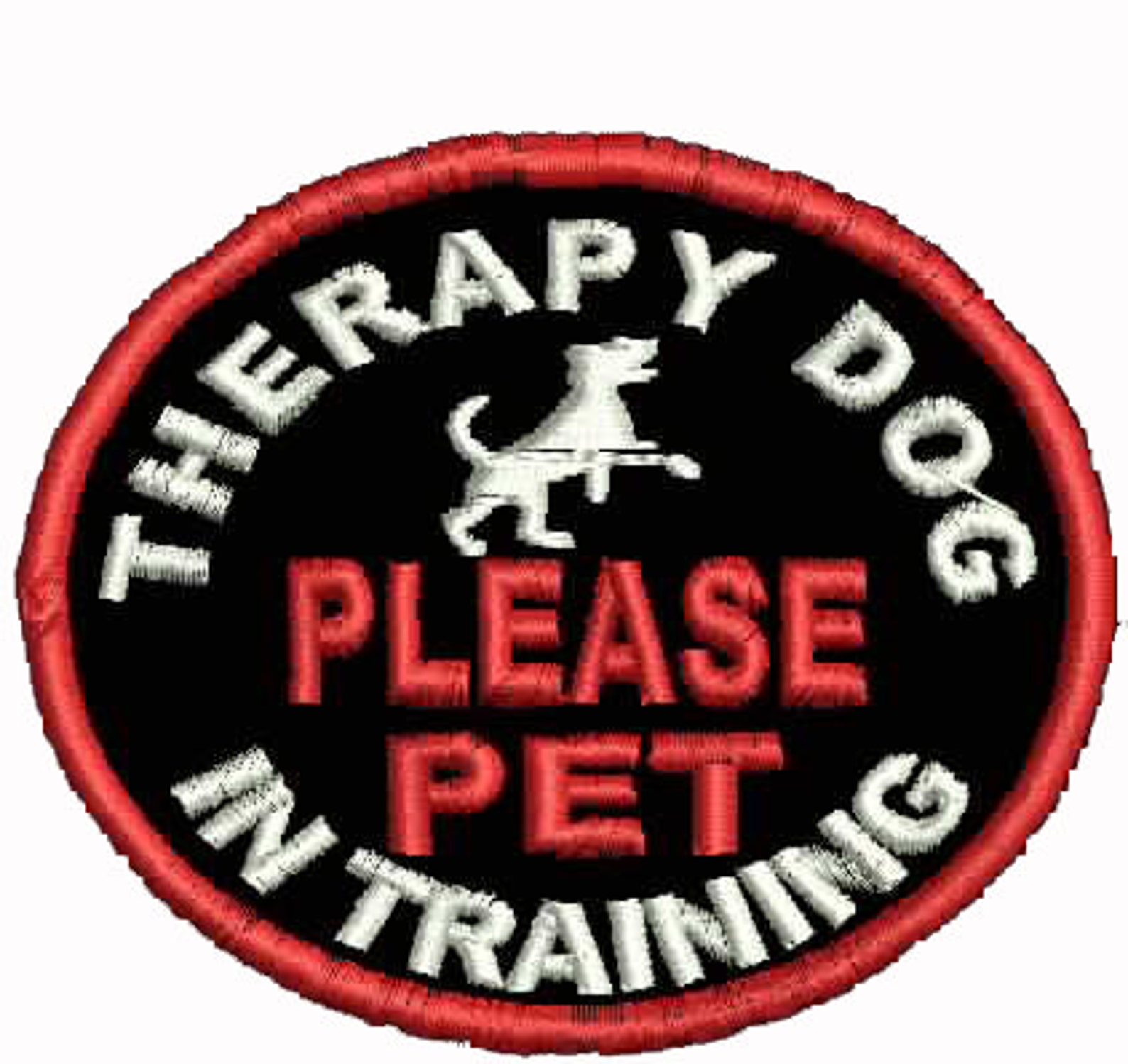 Service Dog Patch Therapy Dog in Training Patch Service Dog Etsy