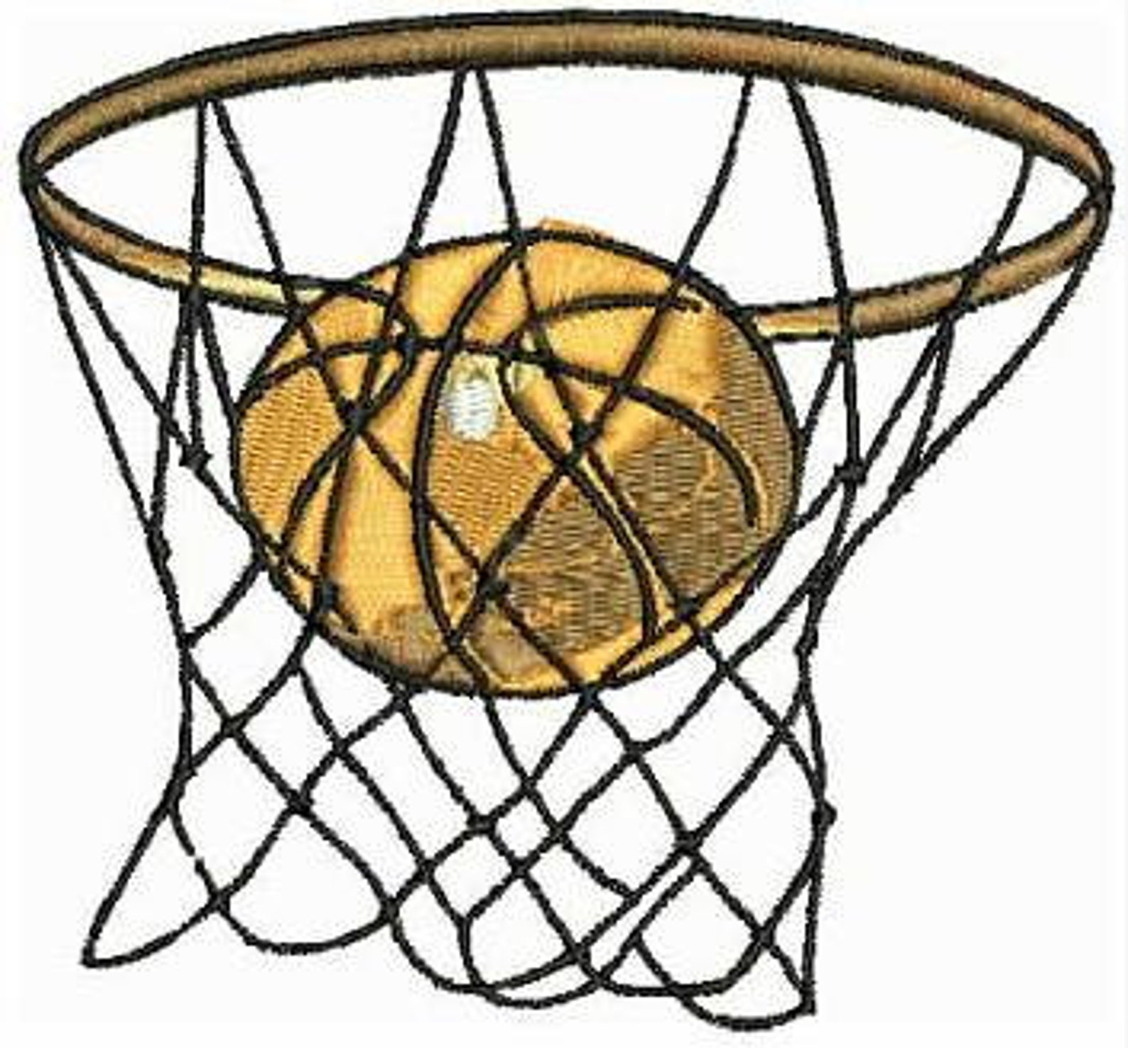 Basketball Embroidery Designs Machine Embroidery 18 Designs Etsy