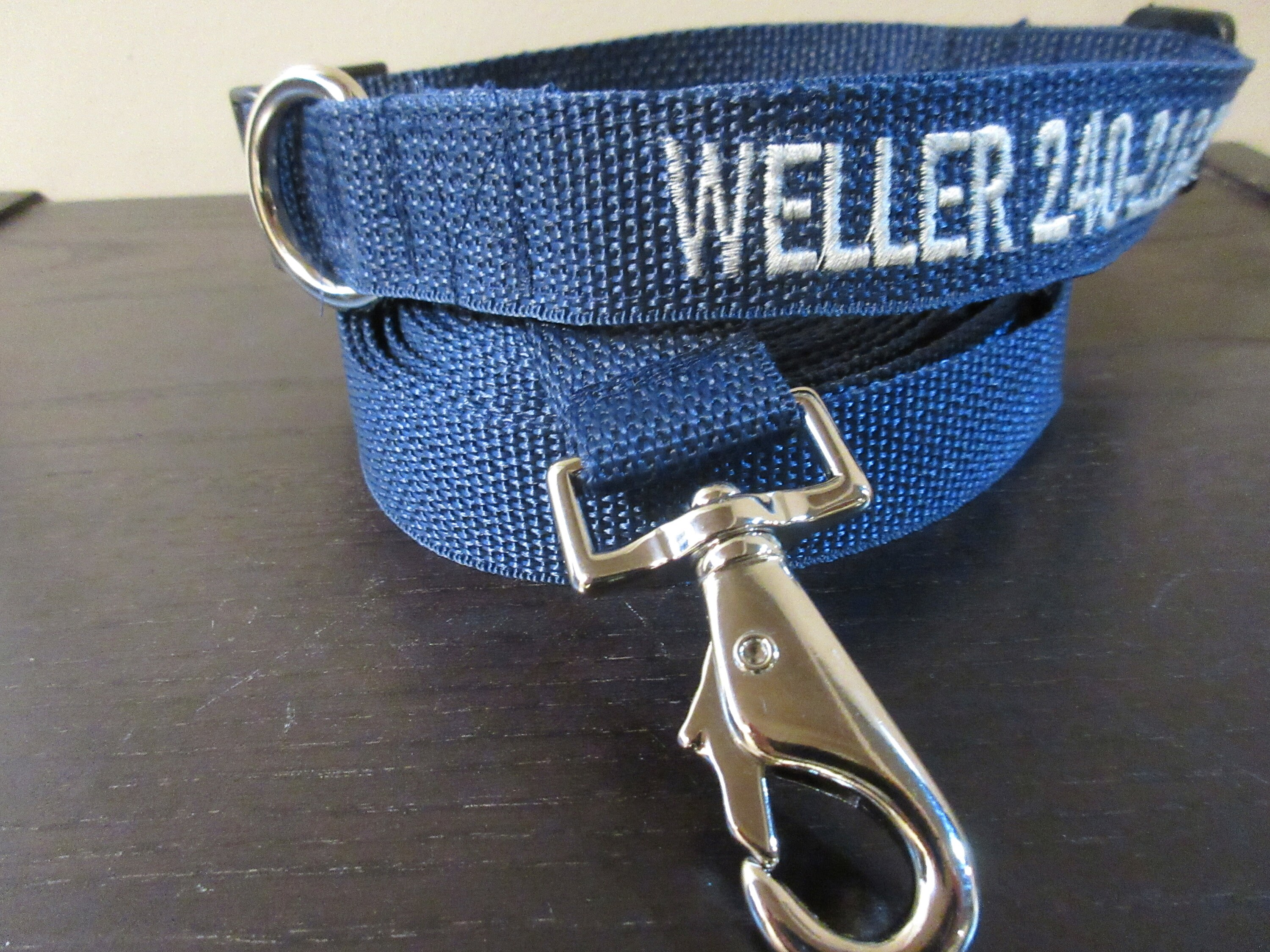 embroidered dog leash