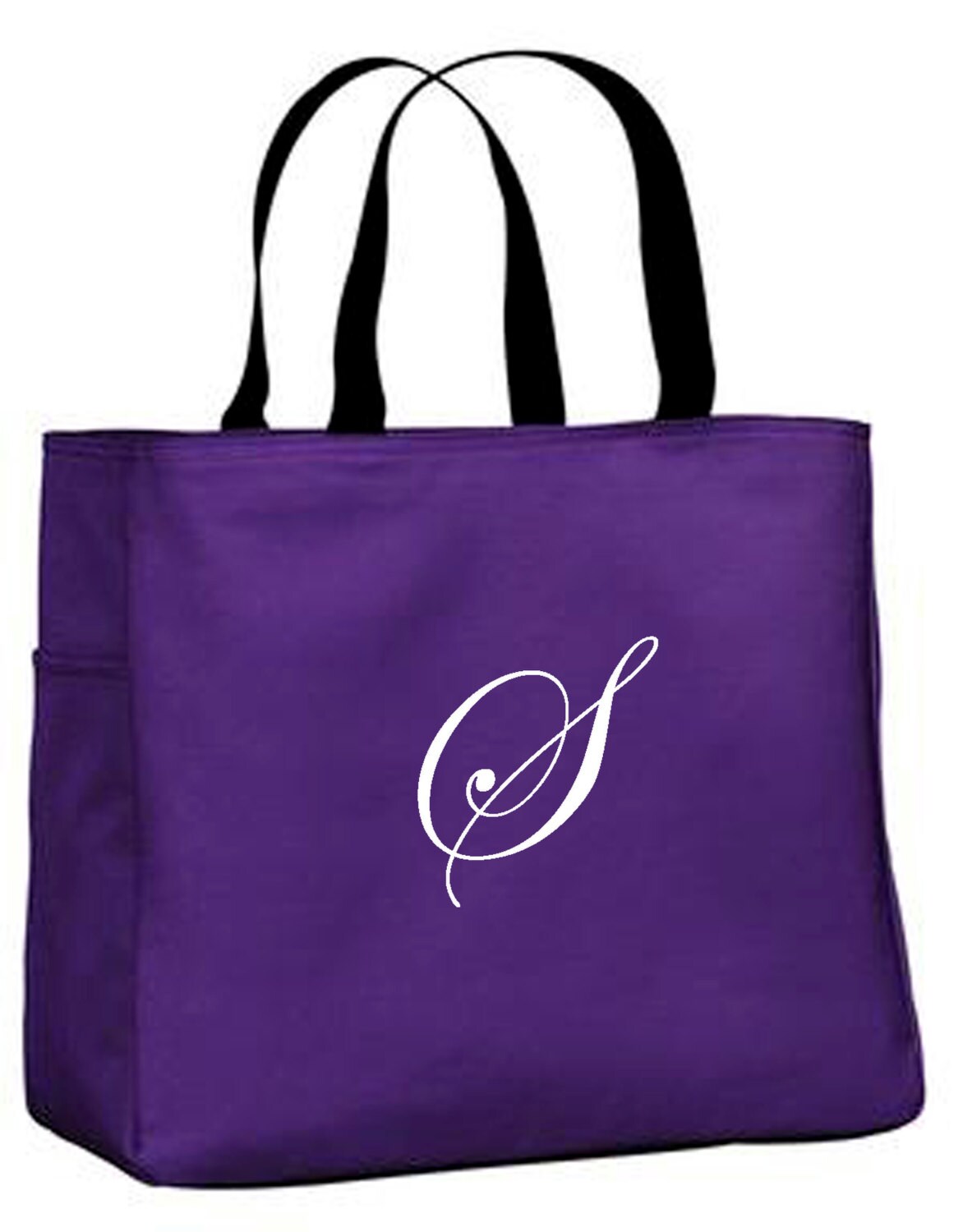 3 Personalized Tote Bags Monogrammed Tote Bags Personalized Etsy
