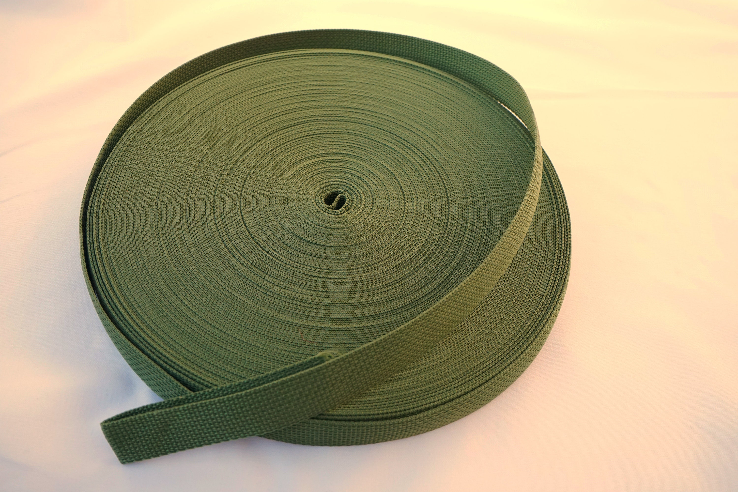 5/8 Inch Black Heavy Polypro Webbing, 25 Yards