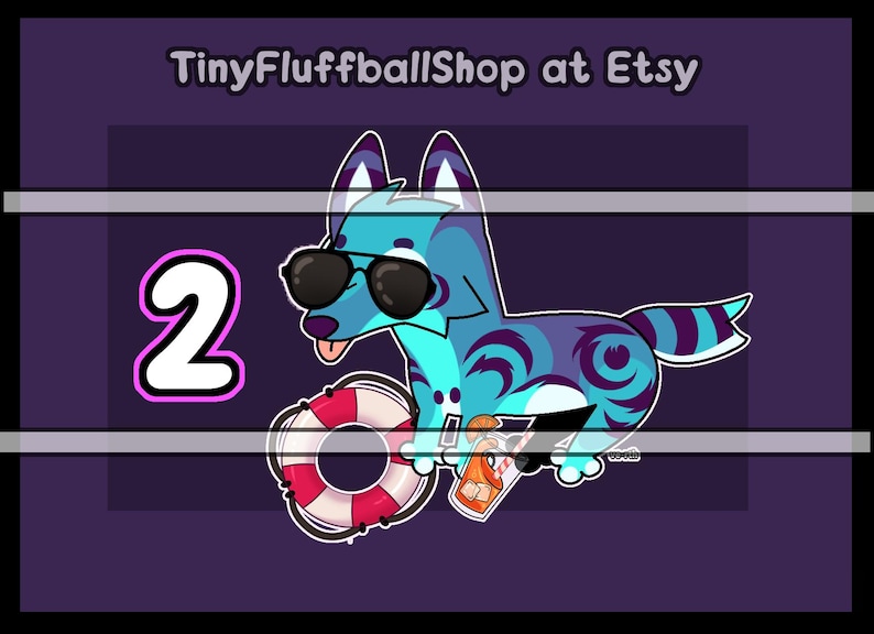 Cute feral cheap derp dog canine furry fursona adoptable oc bundle batch puppy/pup/doggo chibi (chibi, bee, beach, blossom, coffe, mage) 2. beach pup