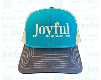 Embroidered Trucker Hat | Joyful Humans Snapback Cap