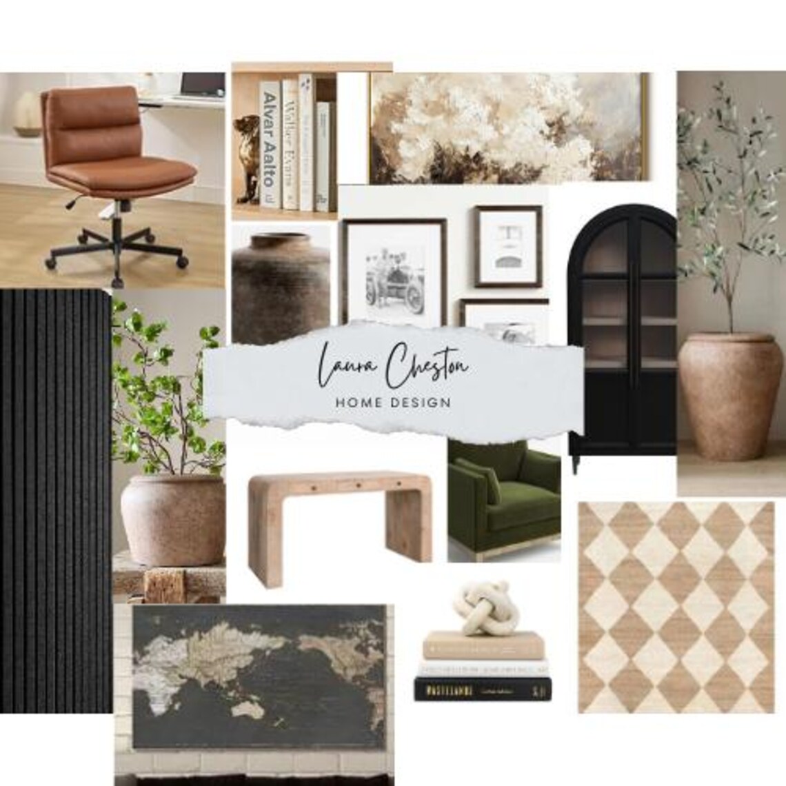 Custom Home Design Mood Board, Product Sourcing, Interior Edesign, Room ...