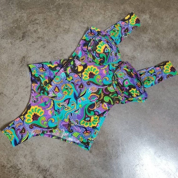 90s Psychedelic Catalina Swimsuit - image 3