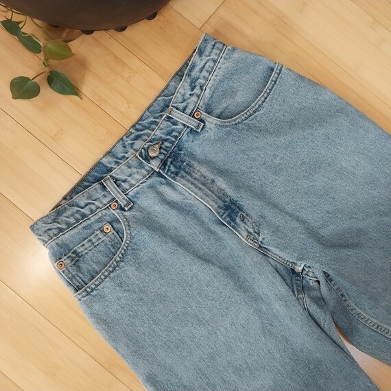 90s Levis 560 Red Tab Tapered Loose Fit 33 - image 6