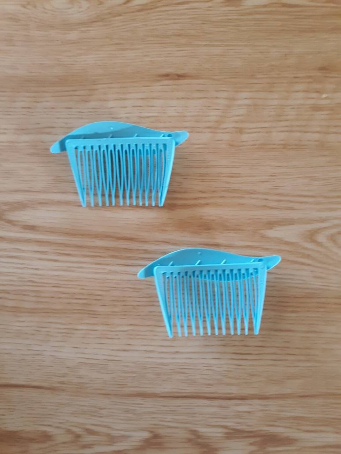 1980s GOODY Hair Combs Plastic Decorative Sky Blue Barrette Etsy.de