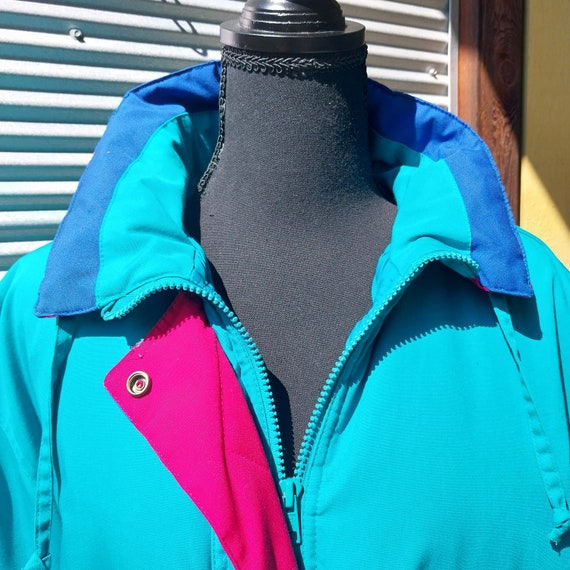 90s Teal London Fog Coat - image 3