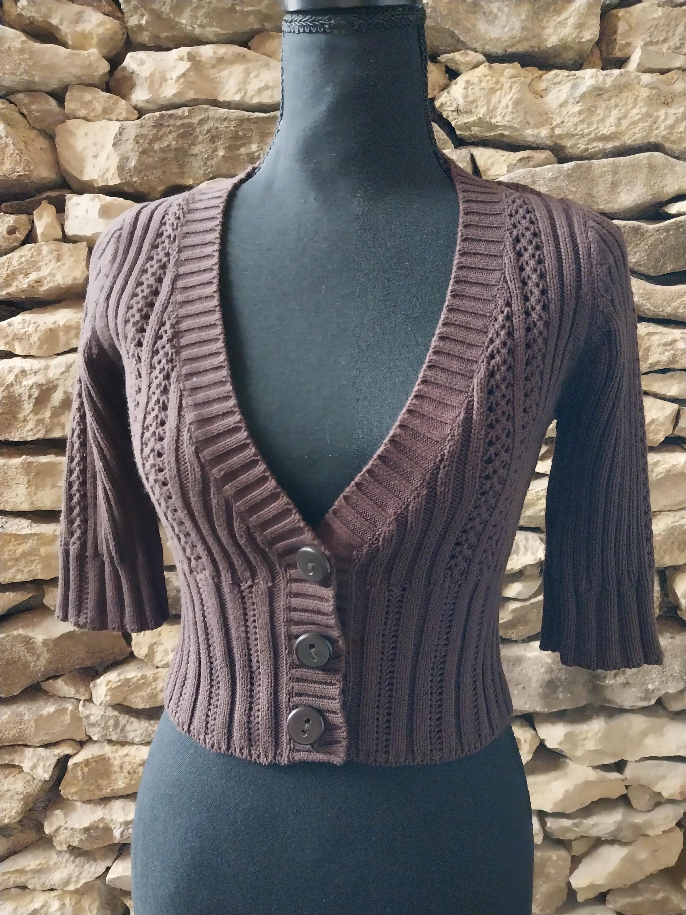 2000s Crop Cardigan - Etsy