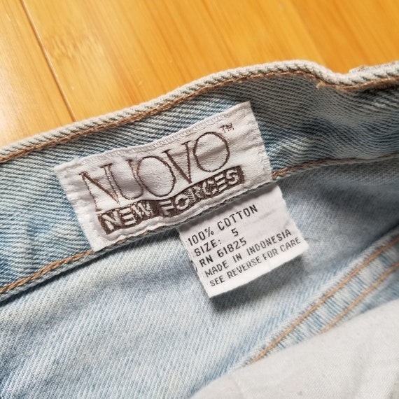 Nuovo New Forces Denim Skirt True Vintage 1980s 1… - image 5