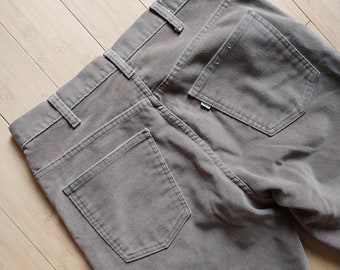 70s Levis brown velour flare pant 536