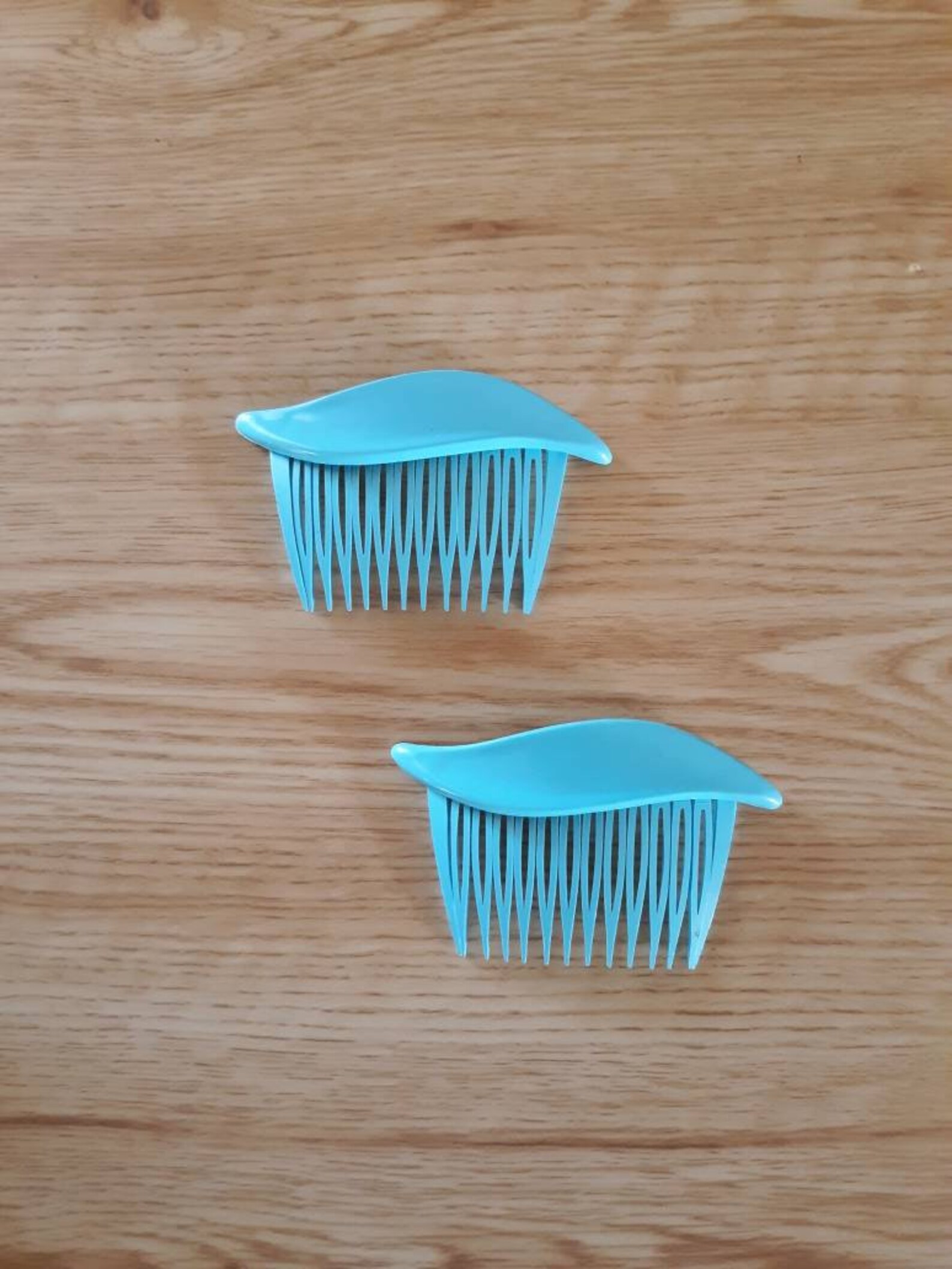 1980s GOODY Hair Combs Plastic Decorative Sky Blue Barrette Etsy