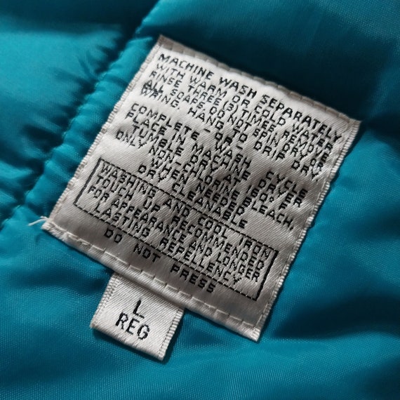 90s Teal London Fog Coat - image 8