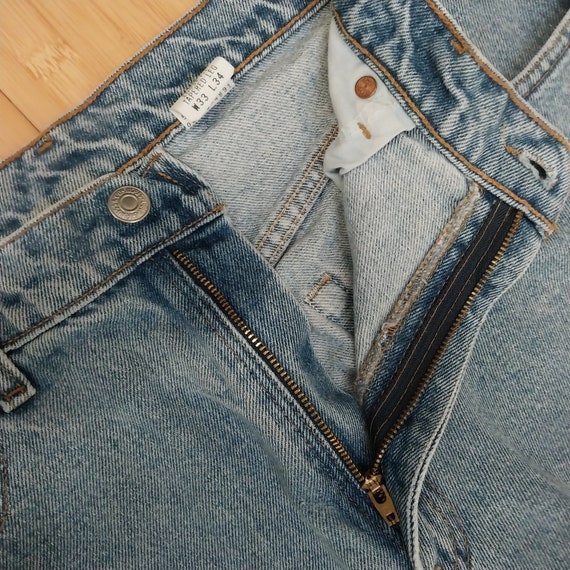 90s Levis 560 Red Tab Tapered Loose Fit 33 - image 7