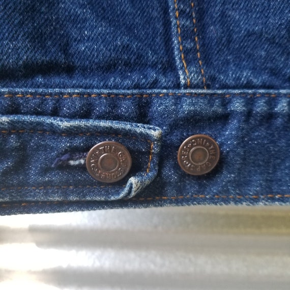 80s Gap Pioneer Denim Jacket 38 - image 3