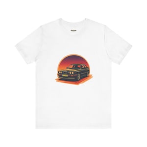 BMW E30 M3, Car Enthusiast Shirt, Vintage Auto Fashion, Gift for Him, Automotive Apparel, BMW Racing, BMW M3 t-shirt, vintage t-shirt, E30