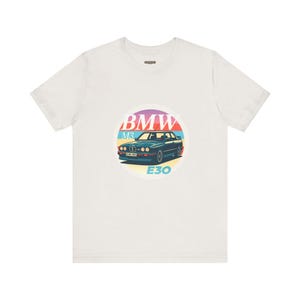 BMW E30 M3, Car Enthusiast Shirt, Vintage Auto Fashion, Gift for Him, Automotive Apparel, BMW Racing, BMW M3 t-shirt, vintage t-shirt, E30