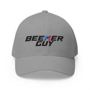 Gorra bordada BMW Beemer Guy Flexfit para entusiastas de los coches, gorra para coche, gorra BMW Racing Flexfit, gorra de automovilismo, gorra BMW personalizada, regalo para papá