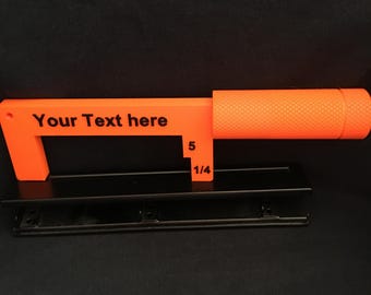 Blue Crab Culler-Ruler-Measurer-Gauge with storage in Handle 5" to 51/4" Right Handed Model