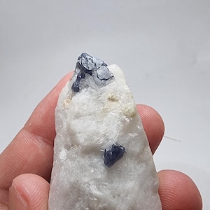 Natural Blue Spinel Crystal in Matrix | Gilgit Baltistan, Pakistan | Rare Mineral Specimen