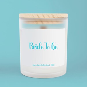 Braut, zum Geschenk zu sein, Brautgeschenk, Brautpartygeschenke für Braut, Brautpartybevorzugung, Hochzeitstagdekor, kundenspezifische Brautkerze