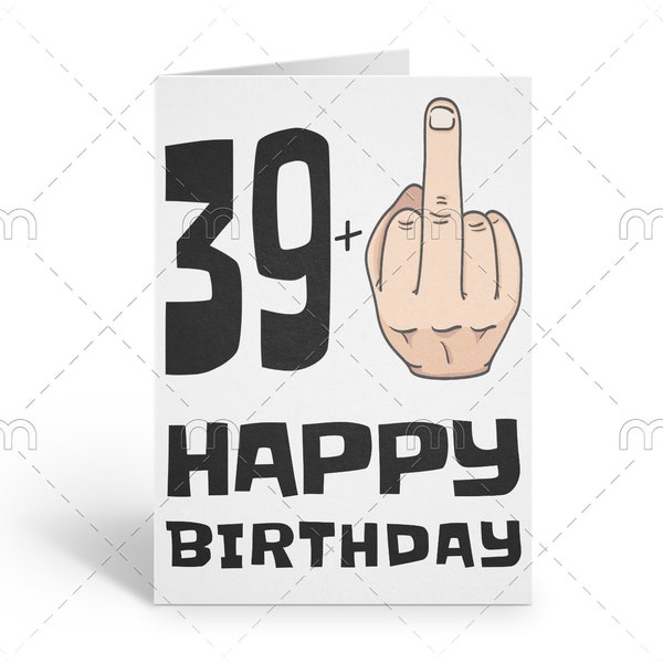 Printable Funny 40th Birthday Card 40th Birthday Card Funny Birthday Cards Rude Birthday Card Fourty Birthday Downloadable Birthday Card
