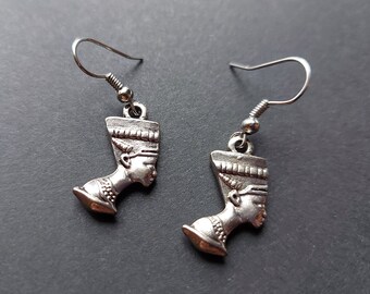 Egyptian charm earrings with silver color hooks gift for mother for sister for girlfriend wife daughter best friend