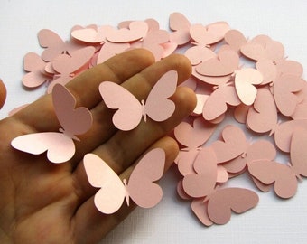 Pink Paper butterflies die cut butterflies pink wedding scrapbooking  wedding decoration pink butterflies wedding table butterflies