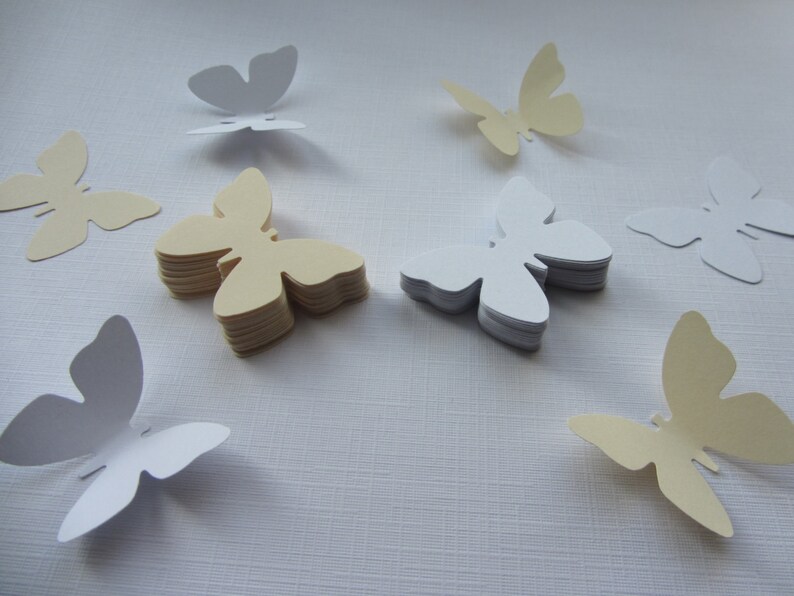 Paper butterflies die cut butterflies die cuts wedding Etsy