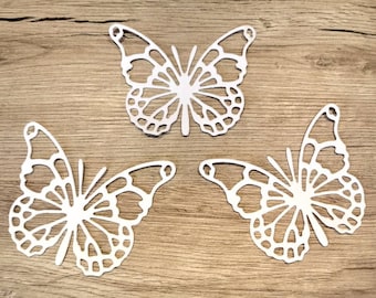 Paper butterflies die cut butterflies, die cuts, wedding decorations, scrapbooking, weddings large white butterflies lace paper butterfly