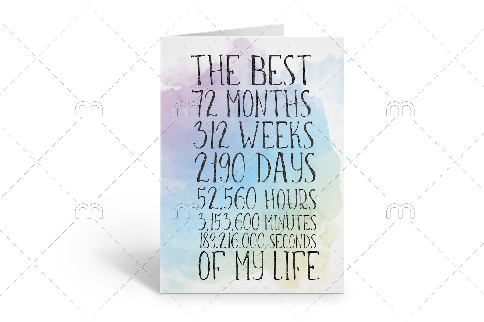 Printable 6th Anniversary Card Sixth Anniversary 6 Year - Etsy