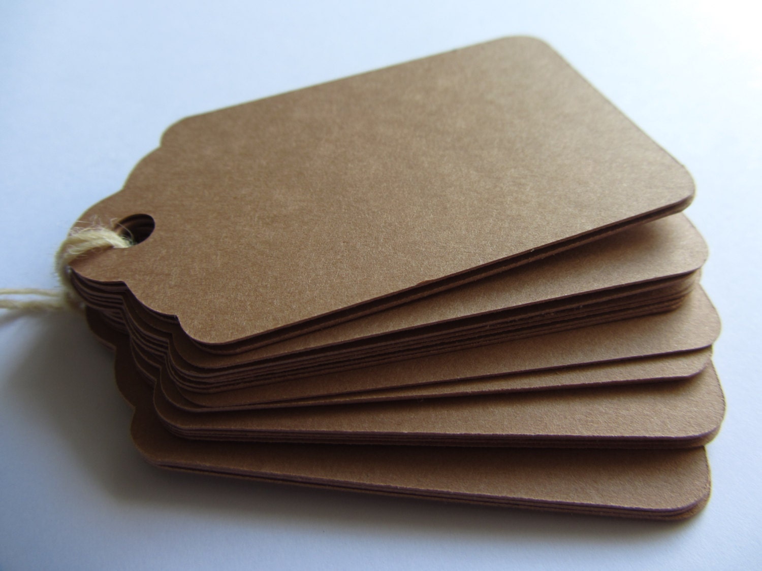 Kraft tags 20 Die Cut Tags Boda gracias etiquetas Boda ...