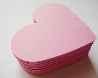 Saint-Valentin Cœurs 50 Grands Cœurs en Papier, Décorations de mariage, Amour, Scrapbooking, Wish Tag Wedding Tag Paper Die Cut Cards Scrapbooks