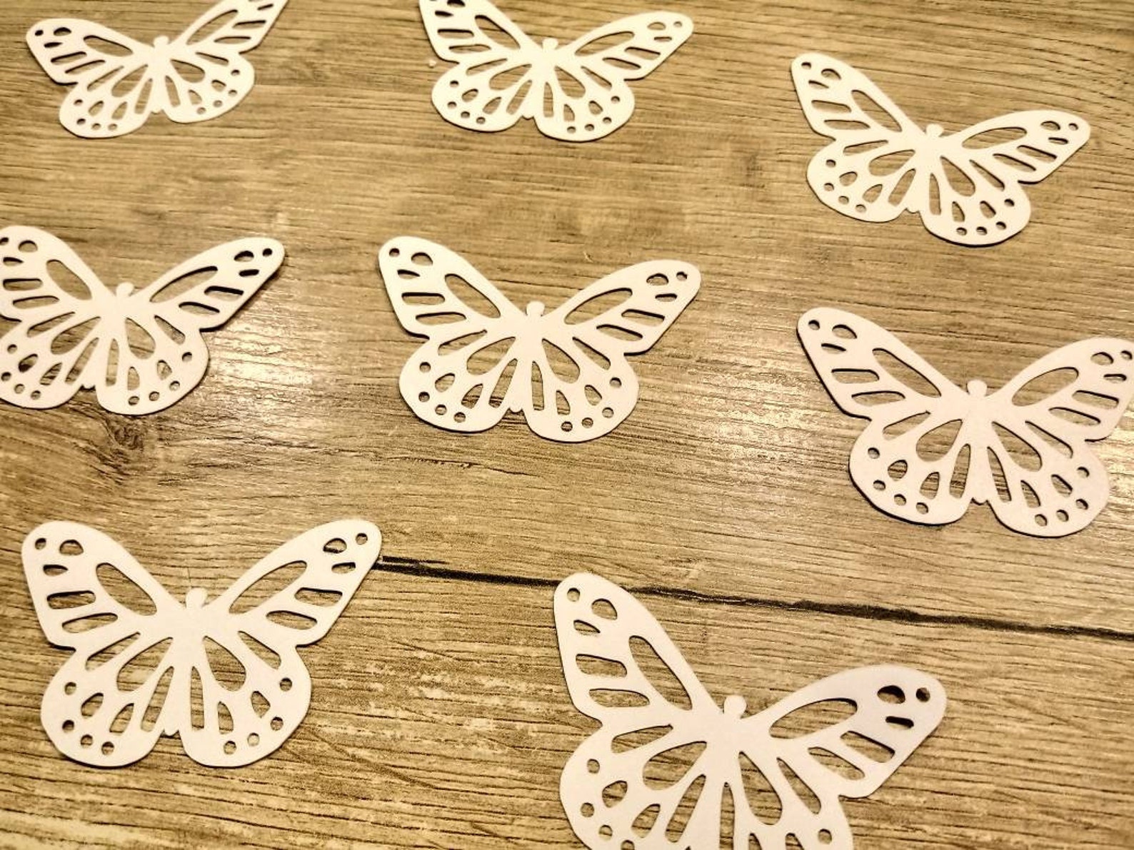 Paper Butterflies 50 Die Cut Butterflies Die Cuts Wedding Etsy