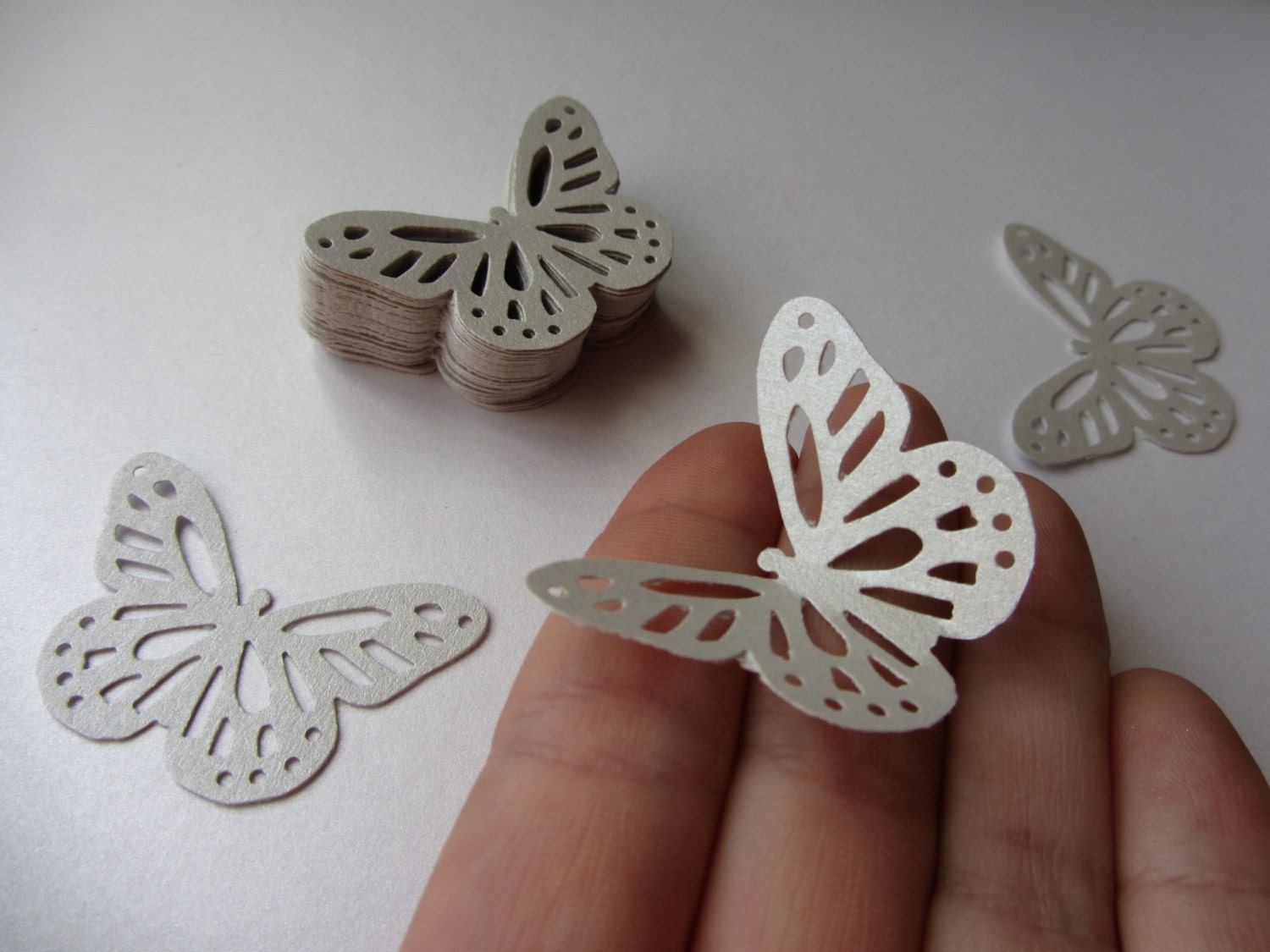 Paper butterflies 50 die cut butterflies die cuts wedding Etsy