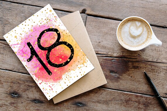 PRINTABLE 18th birthday card birthday card printable instant | Etsy