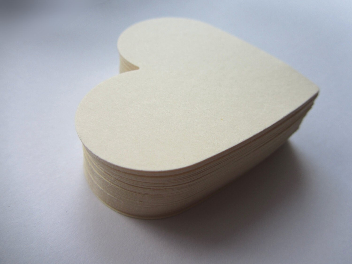 100 Small Paper Hearts, Die Cut Heart, Die Cut Paper Hearts, Heart