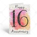 PRINTABLE 16th Birthday Card Birthday Card Printable Instant Download ...